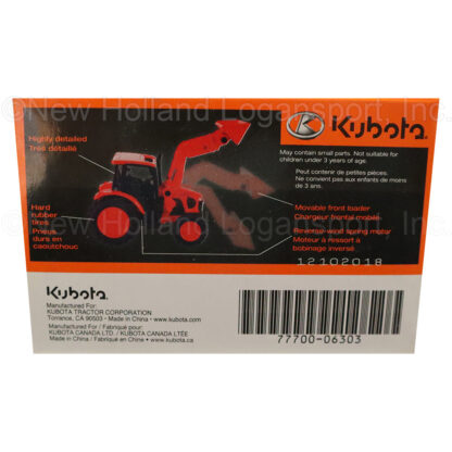 Kubota Tractor Toy Part # 77700-06303 - Image 3