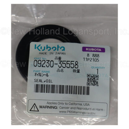 Kubota Front Axle Oil Seal Part # 09230-35558 - Image 2