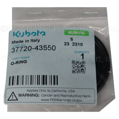 Kubota O-Ring Part # 37720-43550 - Image 2