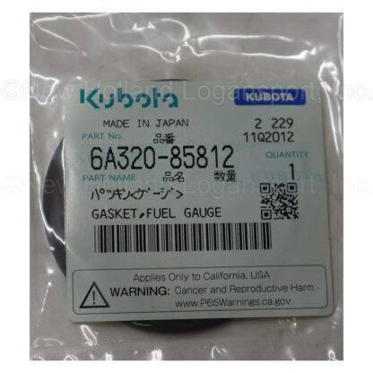 Kubota Fuel Gauge Gasket Part # 6A320-85812 - Image 2