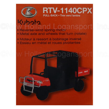 Kubota RTV 1140 Toy Part # 77700-07903 - Image 2