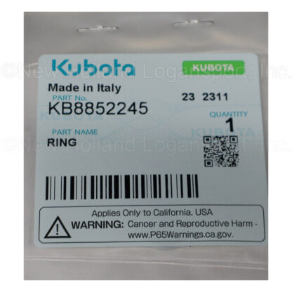 Kubota Ring Part # KB8852245 - Image 2