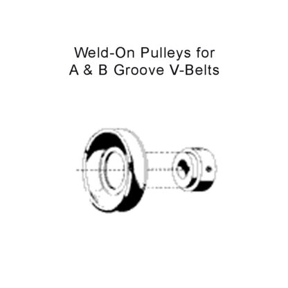 Burns 3″ OD Weld-On Pulley for A & B Groove V-Belts (Ref # V30) Part #21010030 - Image 2